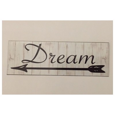 Dream Arrow Sign Room Rustic Wall Plaque House Country    292045969947